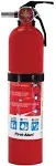 First Alert Multipurpose Rechargeable Home Fire Extinguisher, Red, 2.5 lb