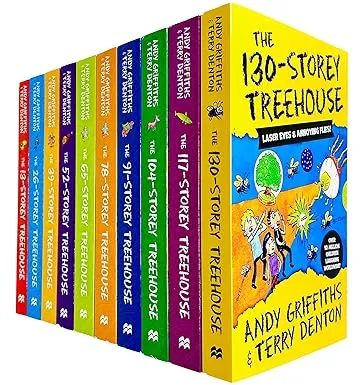 The Treehouse Series 10 Books Collection Set by Andy Griffiths