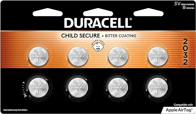 Batteria Duracell CR2032 2 pezzi