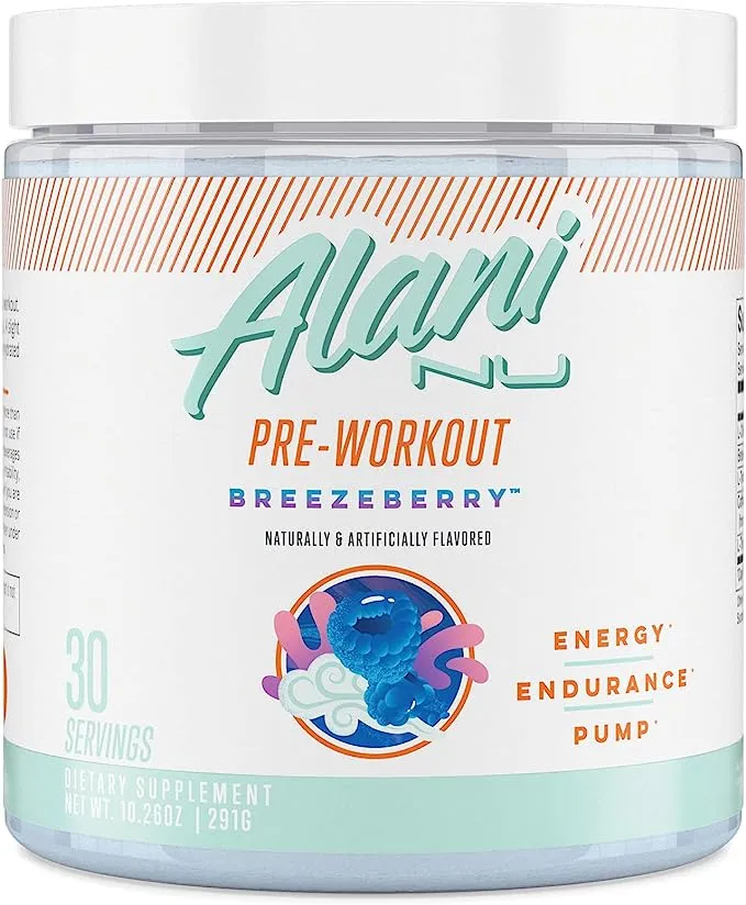 Alani Nu, Pre-Workout Breezeberry, 30 Servings