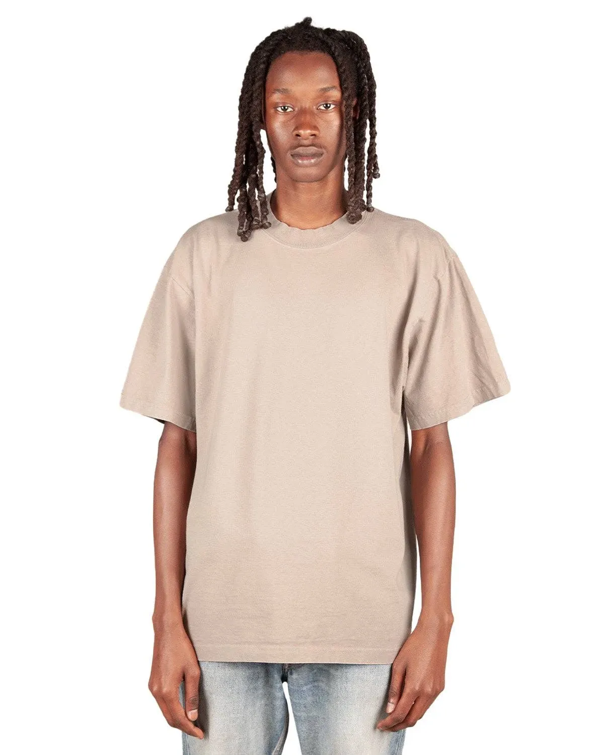 Shaka Wear Shgd - Garment-Dyed Crewneck T-Shirt Oatmeal M