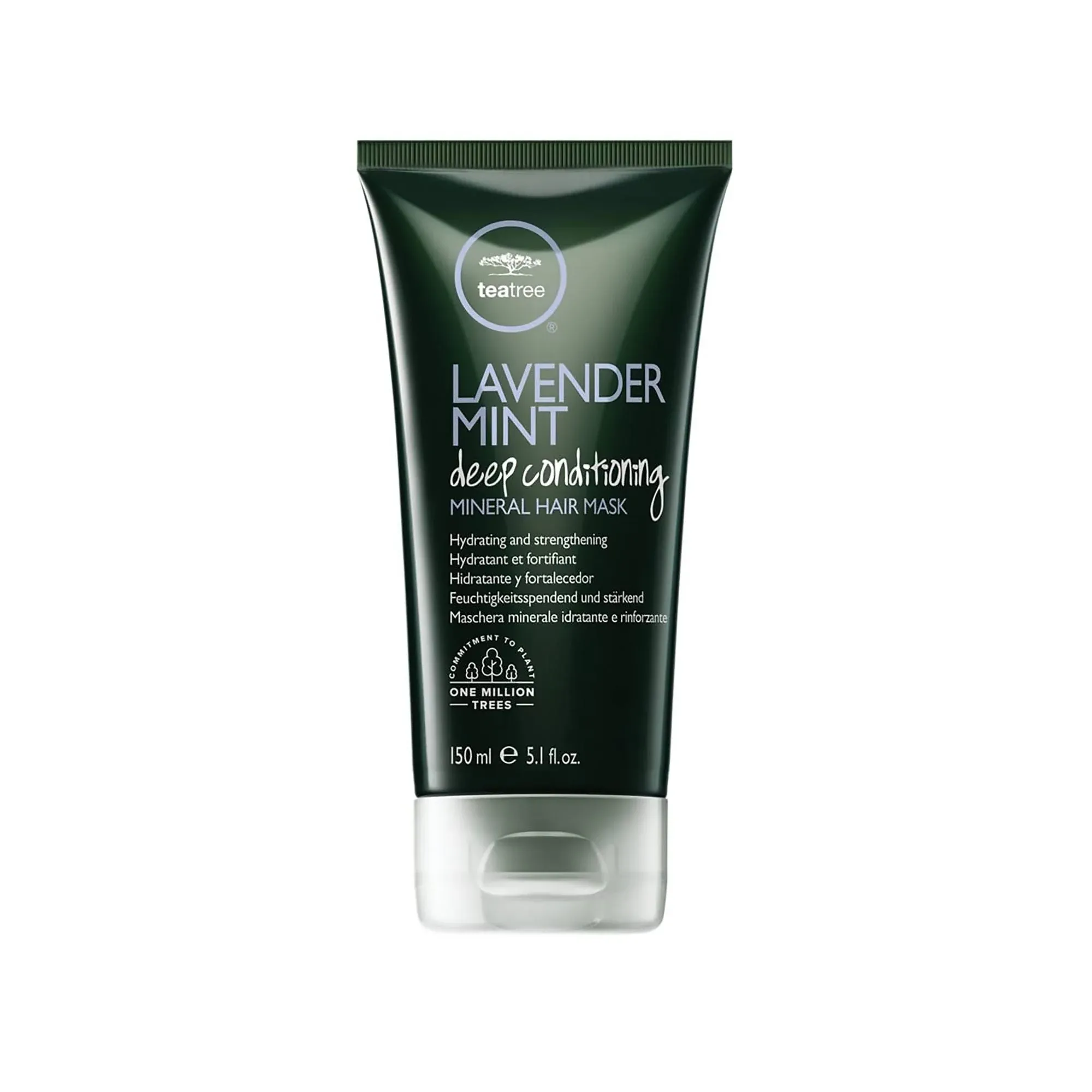 Tea Tree Lavender Mint Deep Conditioning Mineral Hair Mask, Hydrates + Strengthens, For Coarse + Dry Hair