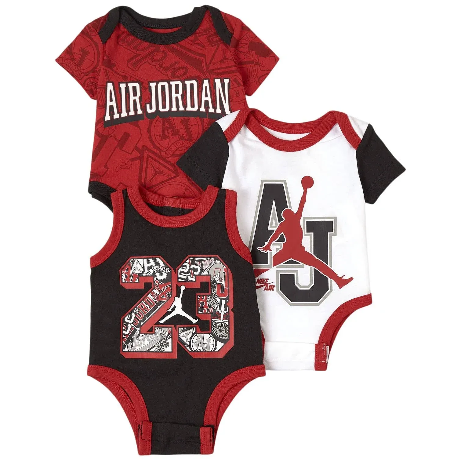 Jordan Baby (0-9M) Bodysuit Set (3-pack)