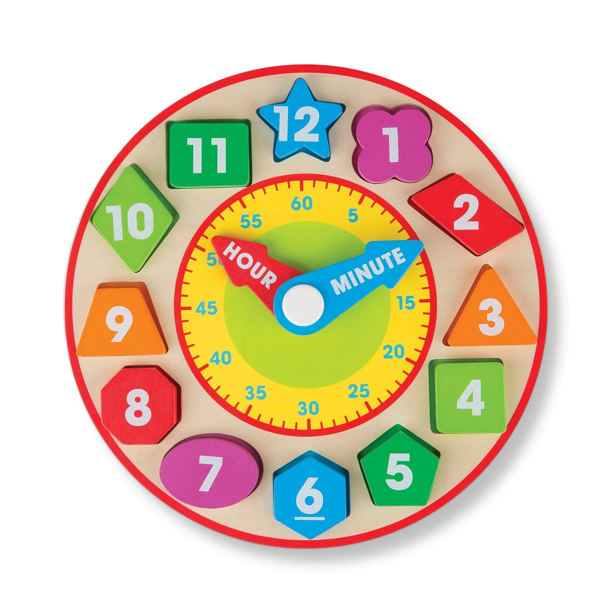 Melissa & Doug Toy, Classic, Shape Sorting Clock