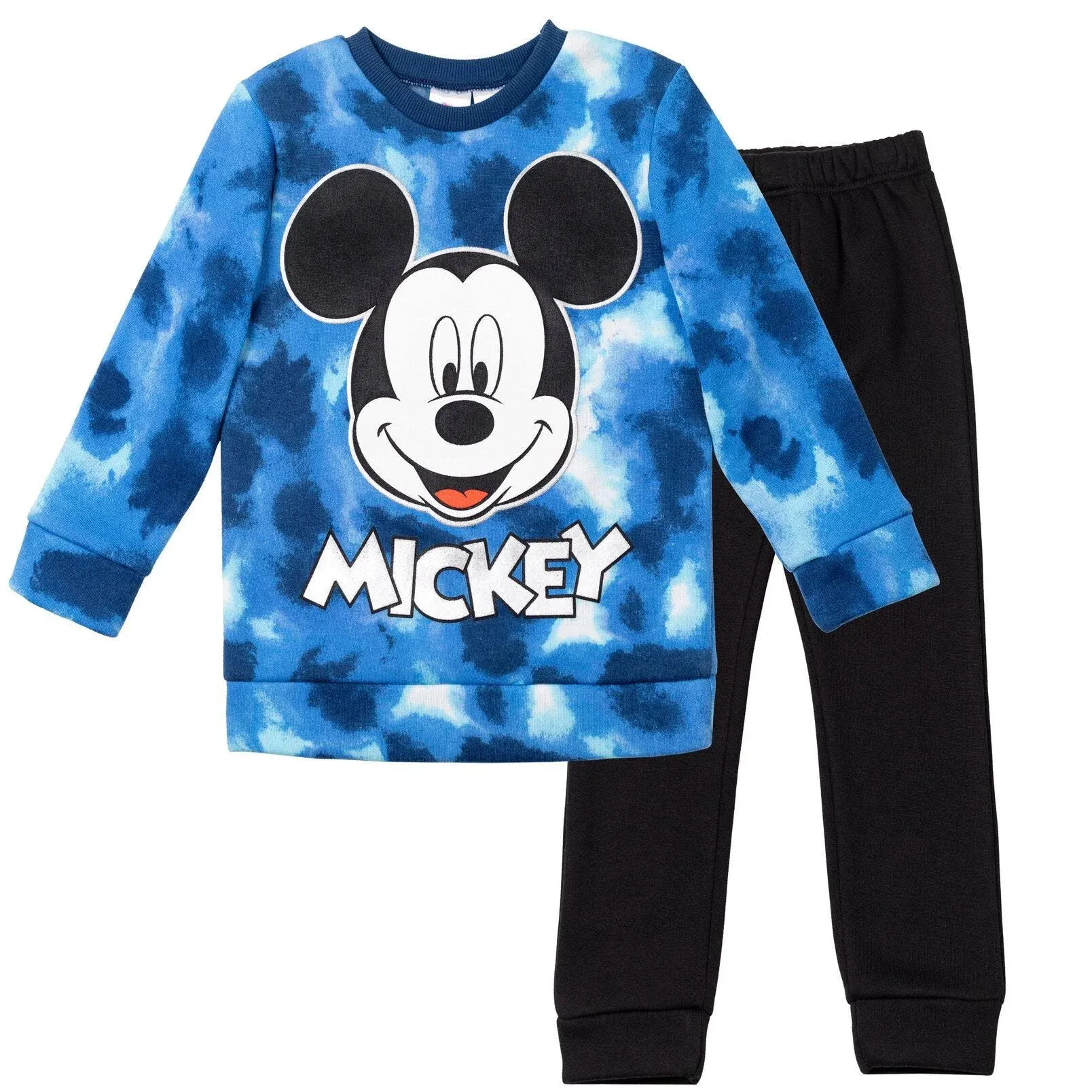 Disney Mickey Mouse Infant Baby Boys Sweatshirt & Pants Blue/Black 12 Months