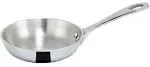 Winco DCFP-4S Mini Fry Pan 5 oz. 4" Diameter | Stainless Steel/Aluminum | Commercial Restaurant Supply