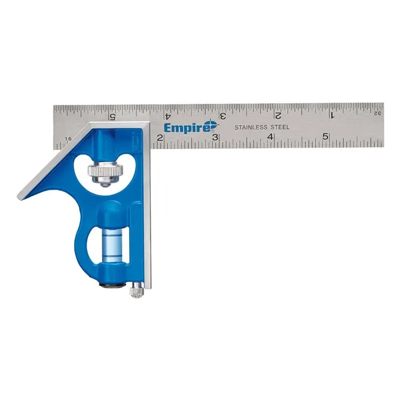 Empire Level E255 6 in. True Blue Combination Square