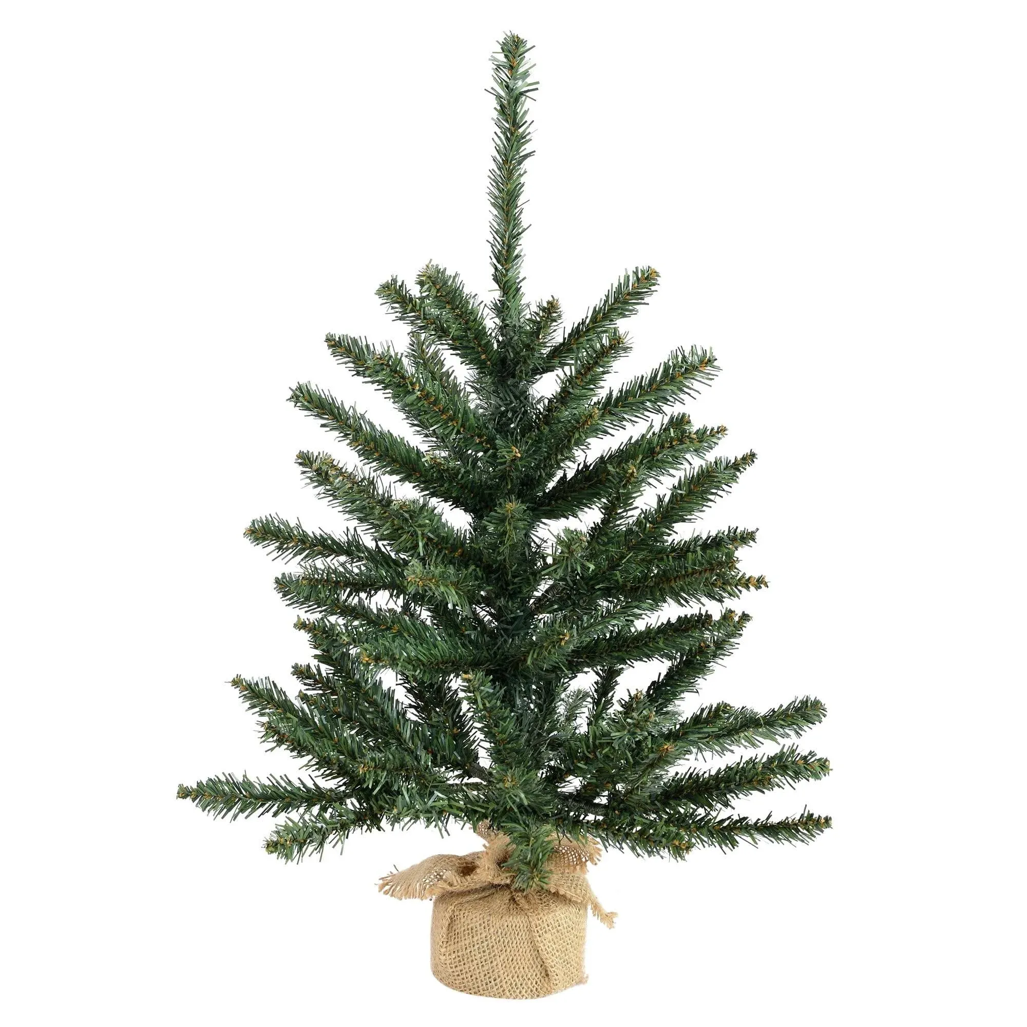 Vickerman 24" Anoka Pine Artificial Christmas Tree, Unlit - Faux Christmas Tree - Seasonal Indoor Home Decor