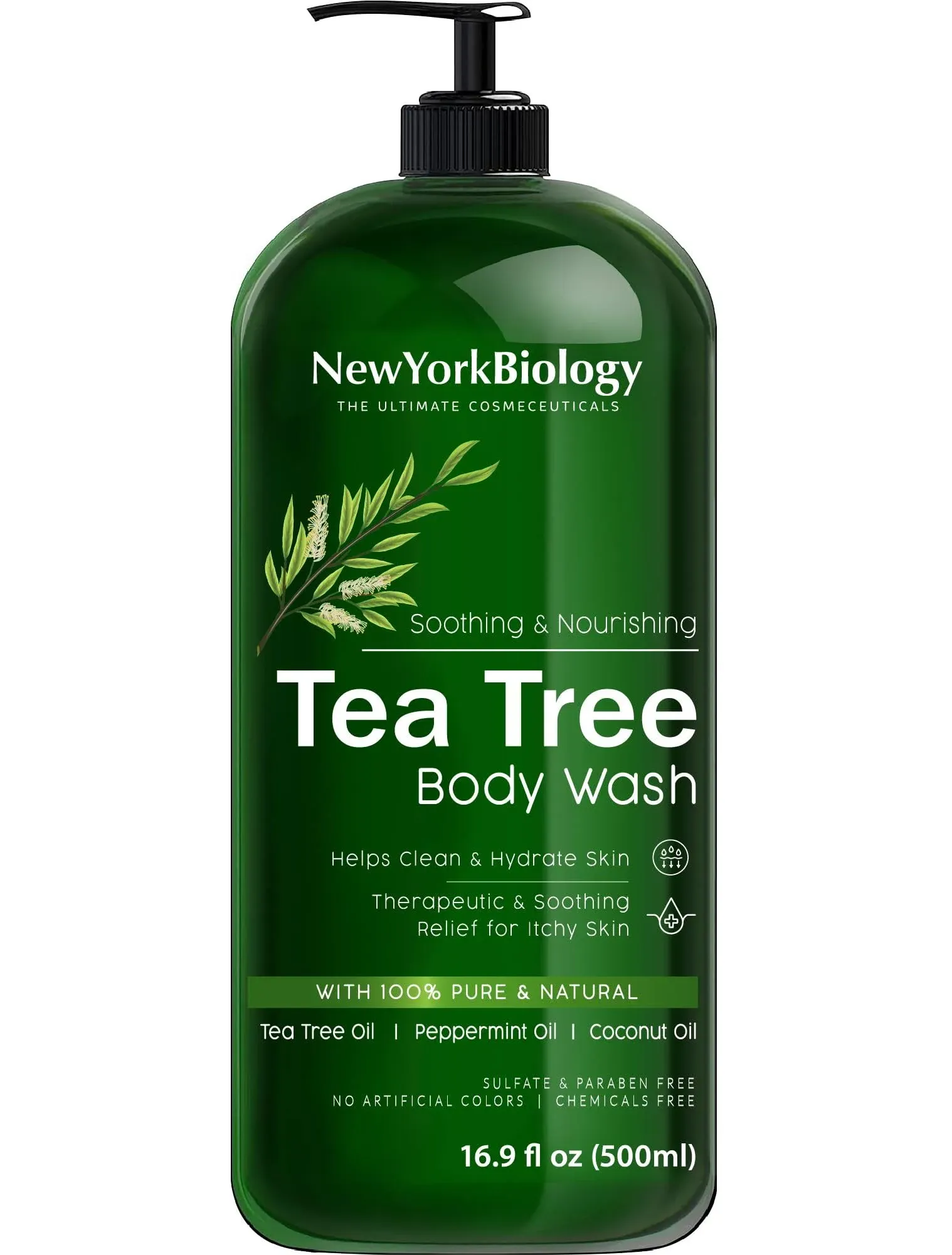 Antifungal Tea Tree Oil Body Wash 16 oz