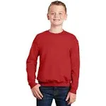 Gildan Youth Heavy Blend Crewneck Sweatshirt - Red - XS - 18000B