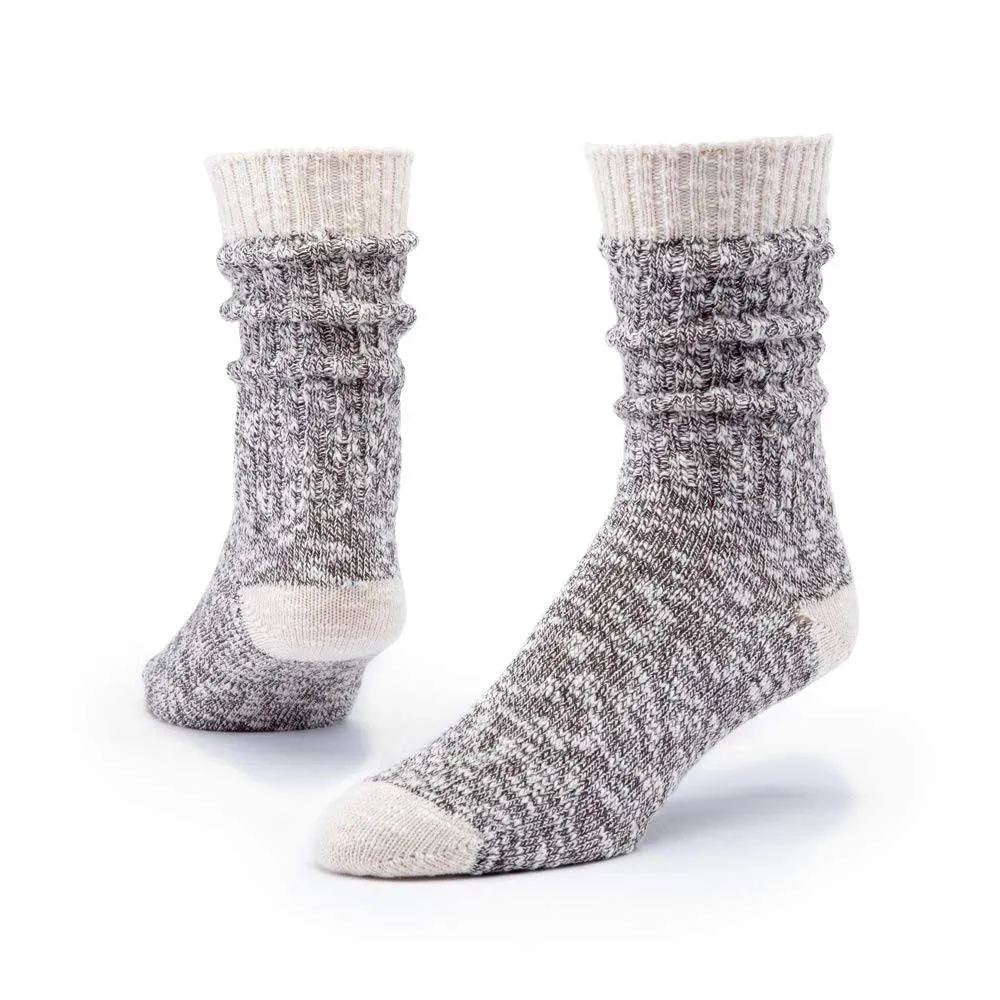 Maggie's Functional Organics Chestnut Ragg Crew Socks 10-13