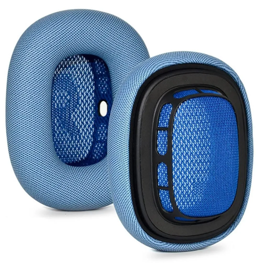 ear cushions for appple AirPods Max replacement leather earpads sweat proof ear cups cushion replace for airpod max headphone with protein leather memory foam and magnet (blue)