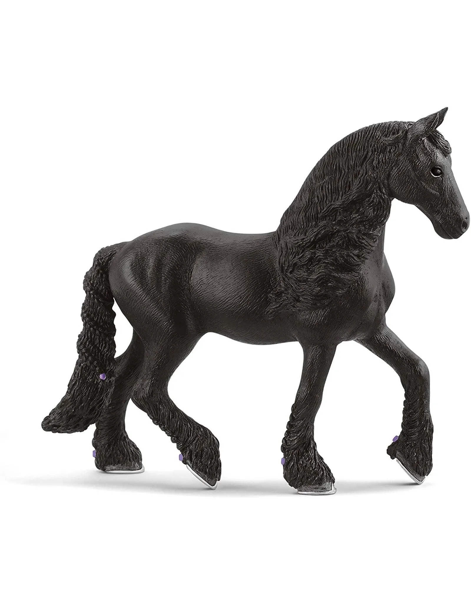 Schleich - Horse Club: Frisian Mare Animal Toy Figurine Educational Playset, 1 Pc