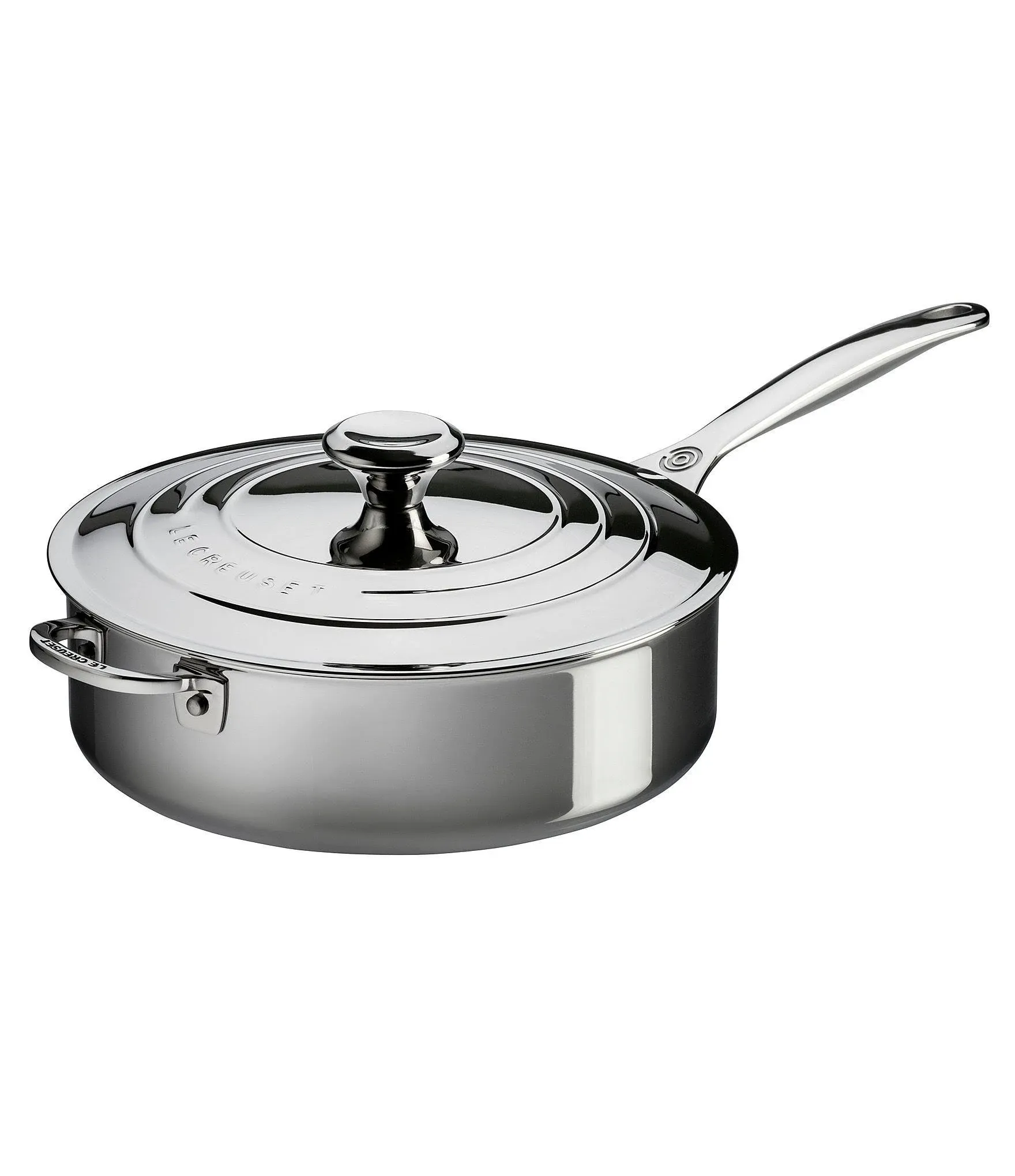 Le Creuset Stainless Steel Saute Pan with Lid