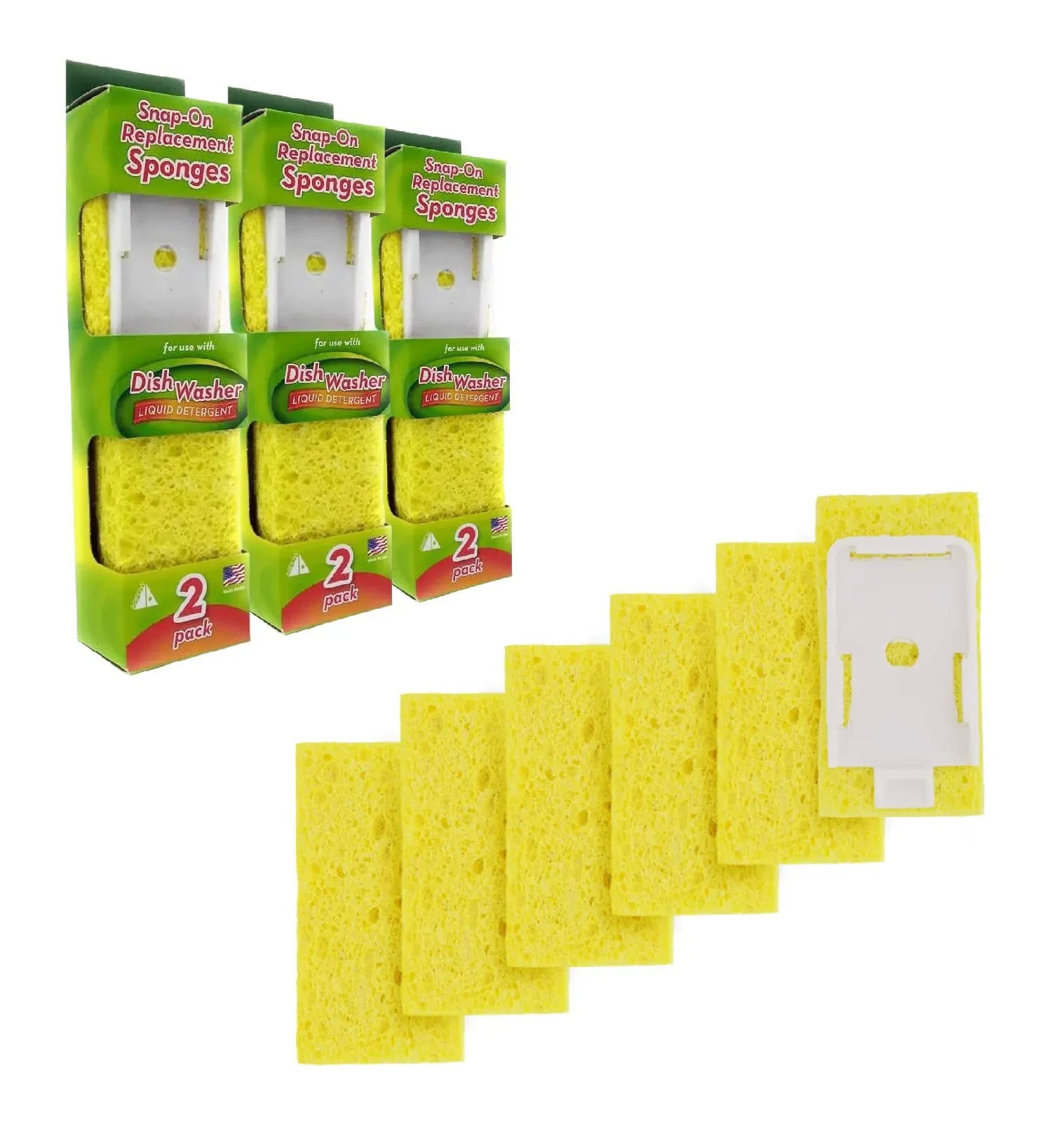 Arrow Refill Sponge #00008 - 2 Packs of 2 Count = 4 Count