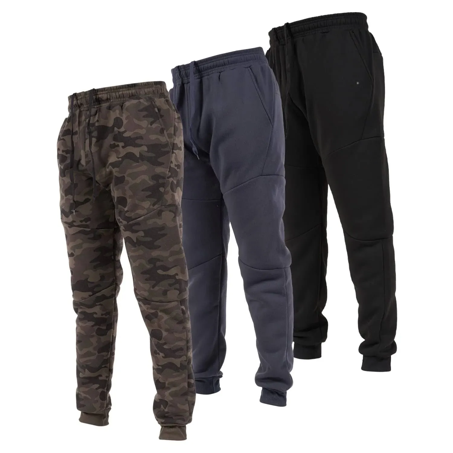 Ultra Performance Mens 3 Pack Fleece Active Tech Joggers | Active Bottoms with ...