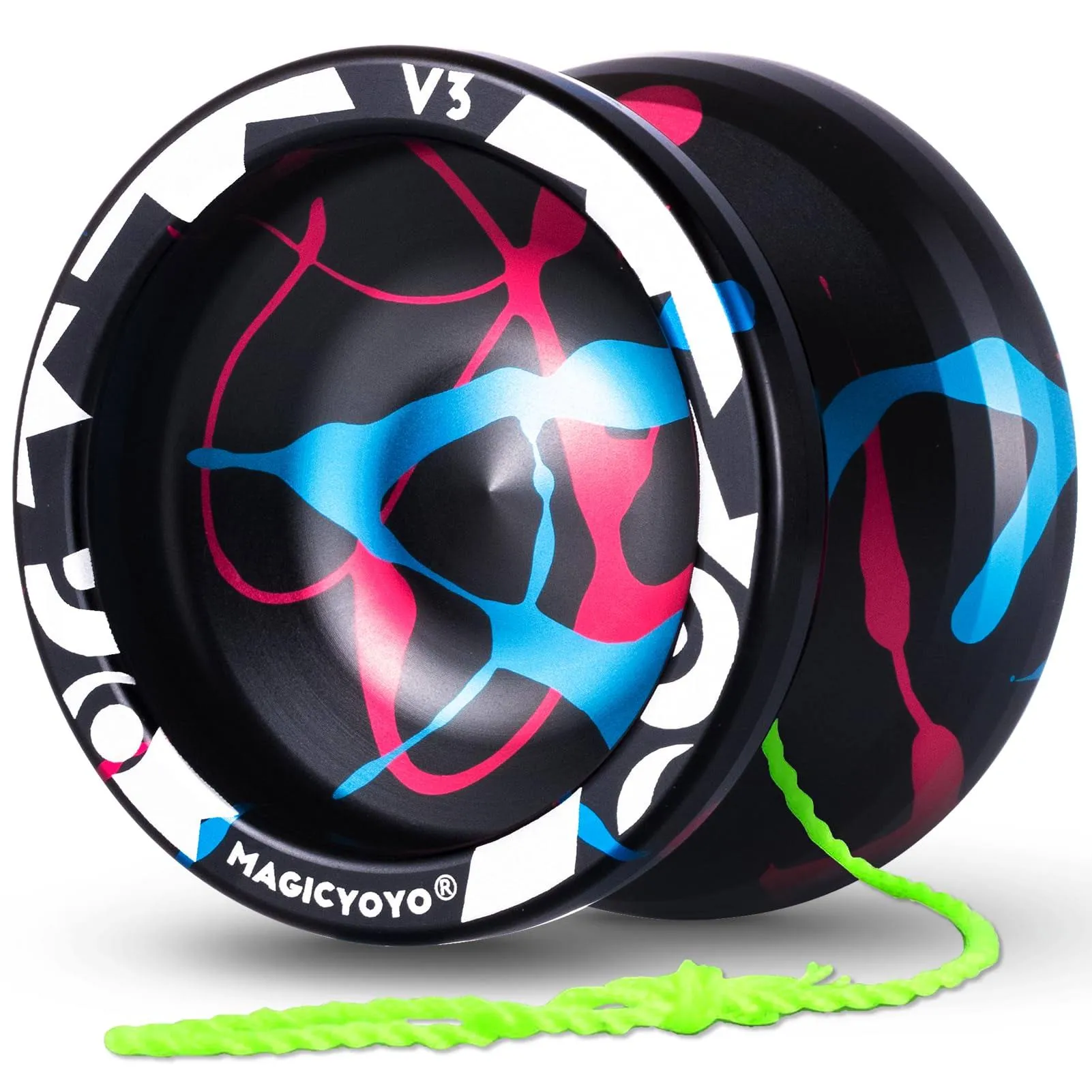 MAGICYOYO Responsive Yoyo V3, Aluminum Yoyo for Kids Beginner, Professional Yoyo with Unresponsive Ball Bearing for Advanced Yoyo