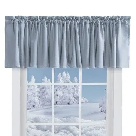 Collections Etc Glasgow Solid Color Elegant Window Curtains