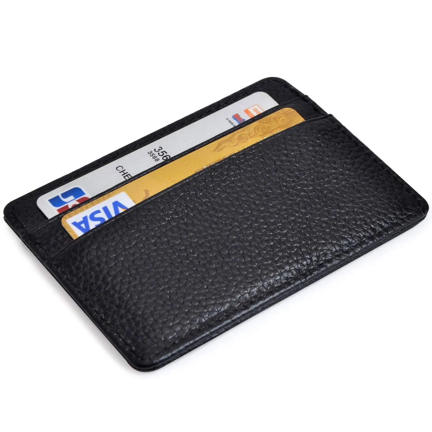 Womens Mens Slim Credit Card Holder Front Pocket Wallet Card Case with ID Window