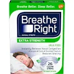 Breathe Right Nasal Strips, Drug Free, Extra Strength - 26 strips