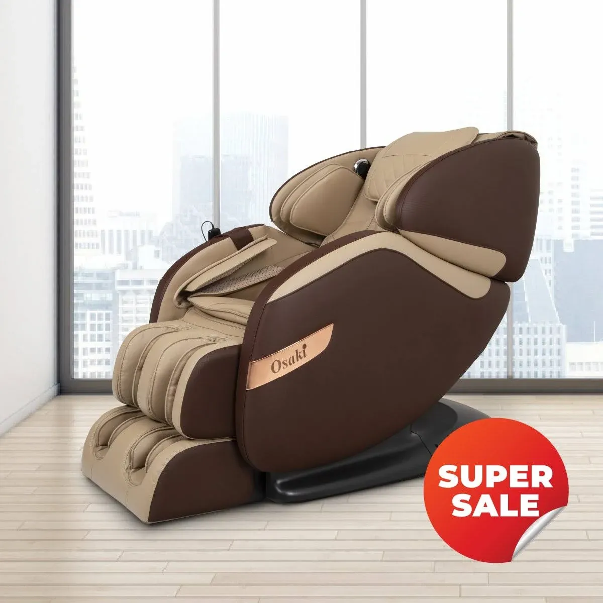 Osaki OS-Champ Massage Chair - Black, Brown