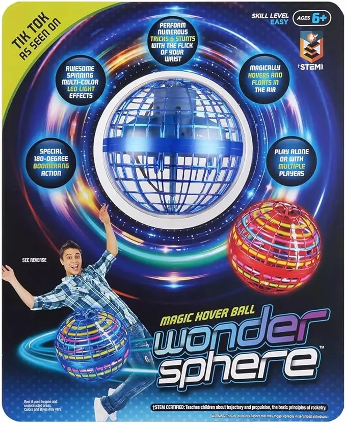 Wonder Sphere Magic Hover Ball - Blue