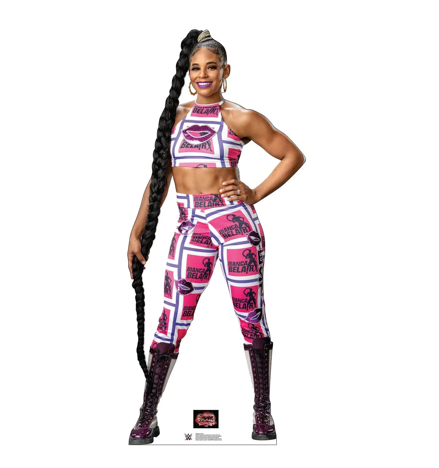 Advanced Graphics 3976 67 x 29 in. Bianca Belair Cardboard Cutout - WWE Superstar