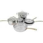 ZLINE 10-Piece Stainless Steel Non-Toxic Cookware Set (CWSETL-ST-10)