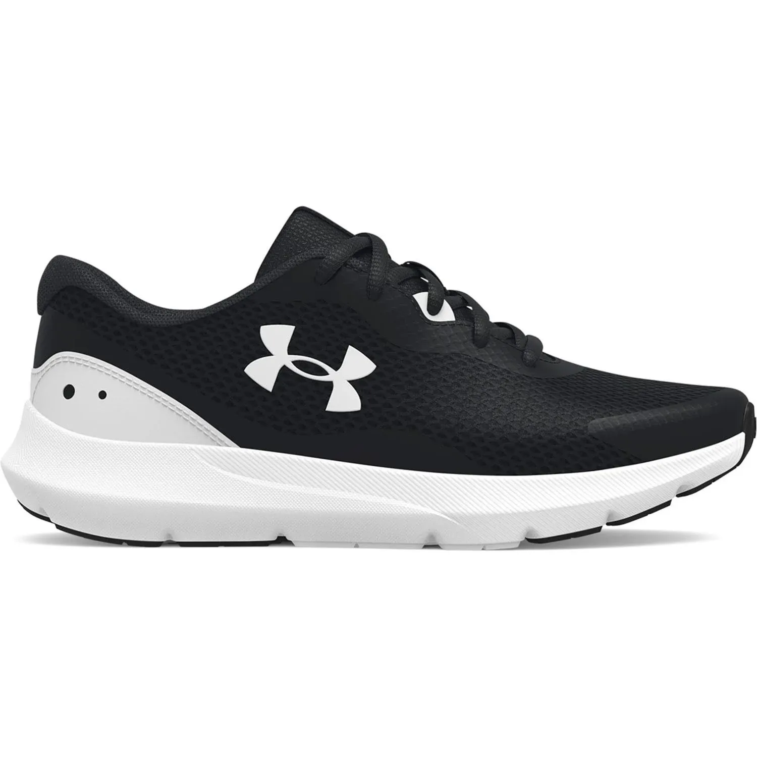 Boys' Youth Surge 3 Running Shoes - Black, 7, Under Armour