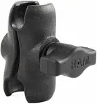 RAM Composite Short Double Socket Arm