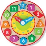 Melissa & Doug Toy, Classic, Shape Sorting Clock