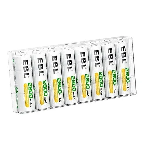 2800mAh Ebl AA Rechargeable Ni-MH Batteries