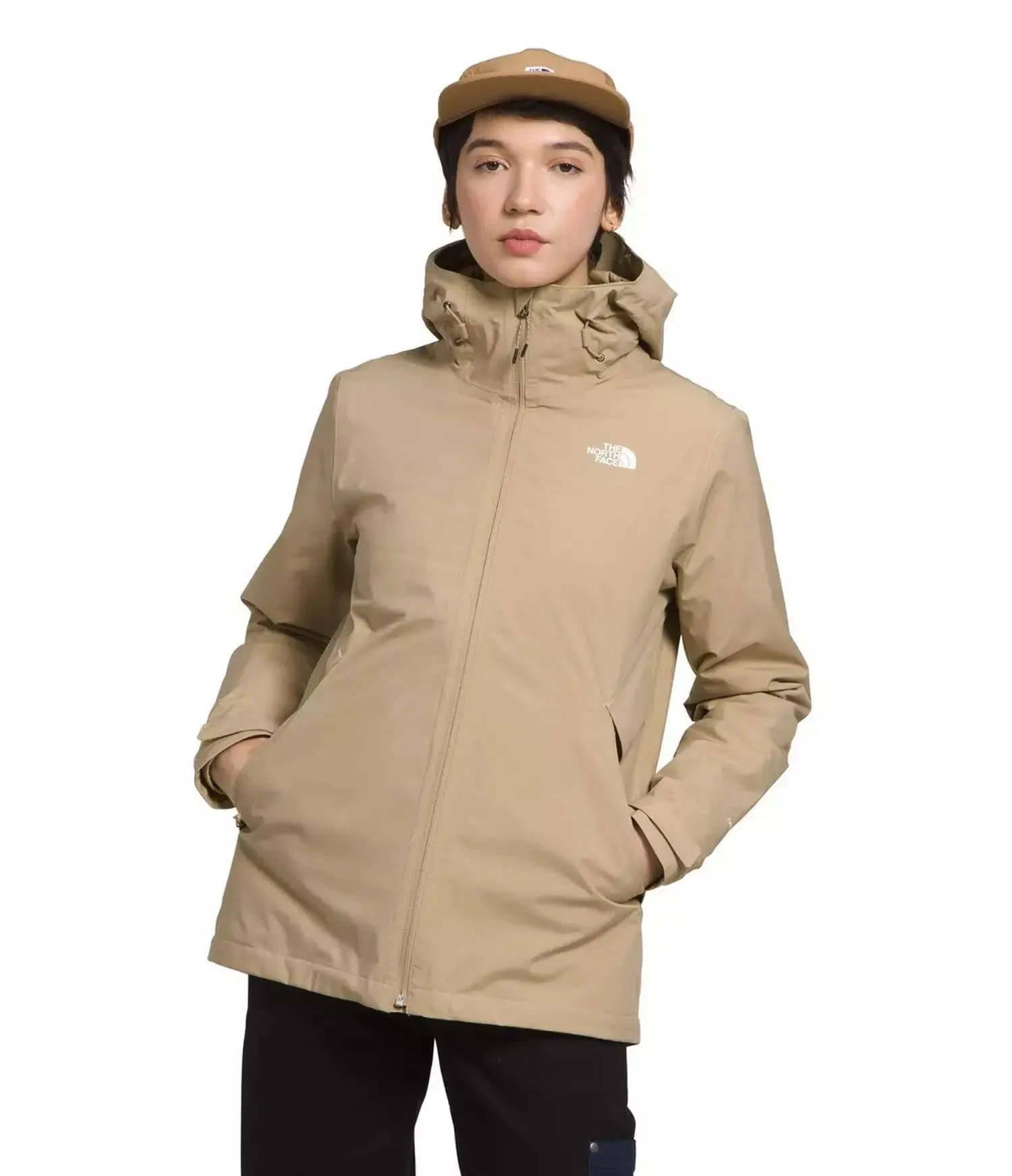 The North Face Women's Carto Triclimate Jacket - Small - Khaki Stone