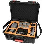 YETEETH Hard Case for DJI Air 3, Waterproof Pressure Resistant Carrying Case for DJI Air 3 Accessories - Fits Latest DJI RC 2