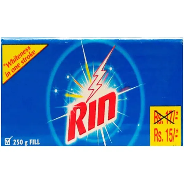 Rin Detergent Bar (250g Approx.)