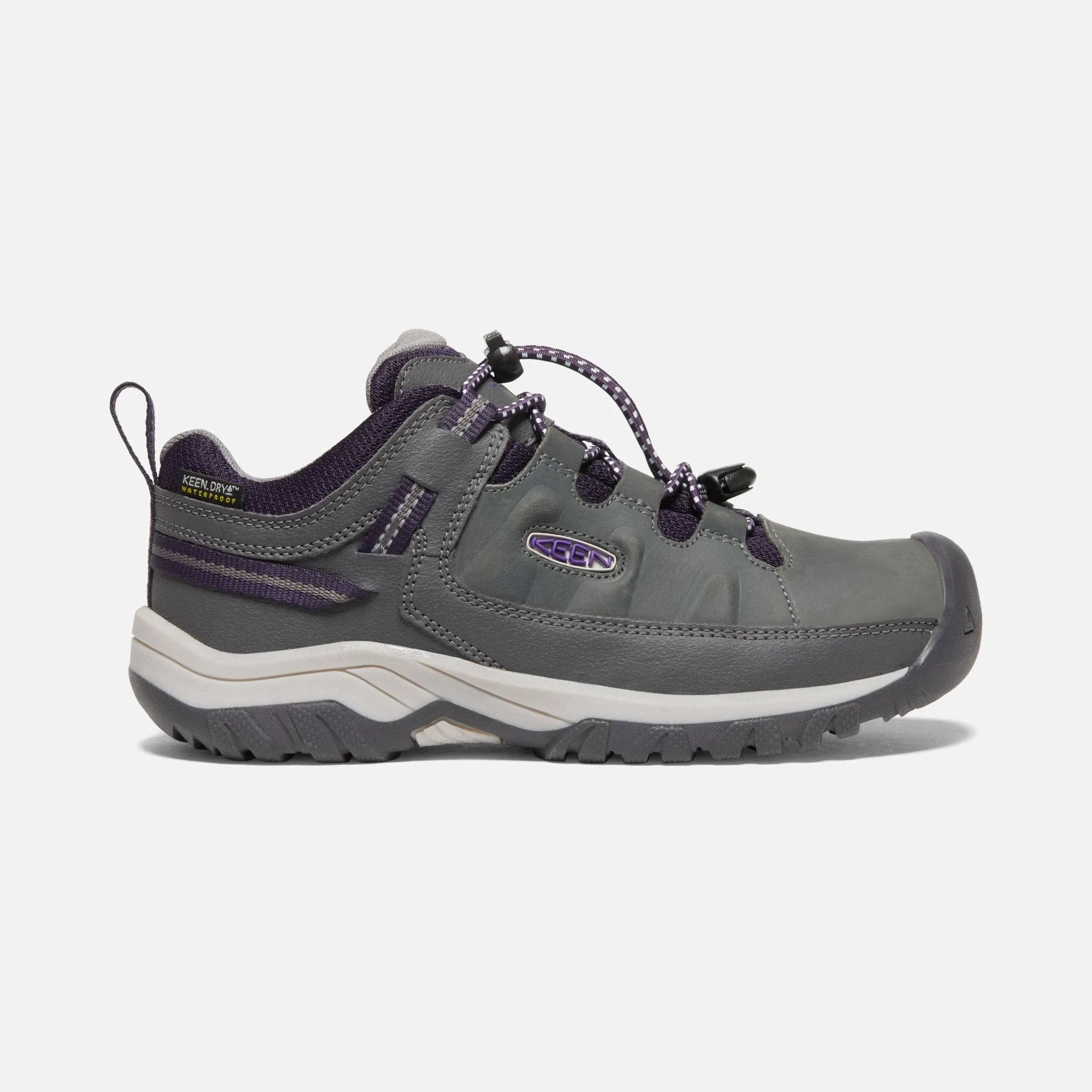 Keen Targhee Low WP 5 , Magnet/Tillandsia Purple (Hiking, Kids, Waterproof)