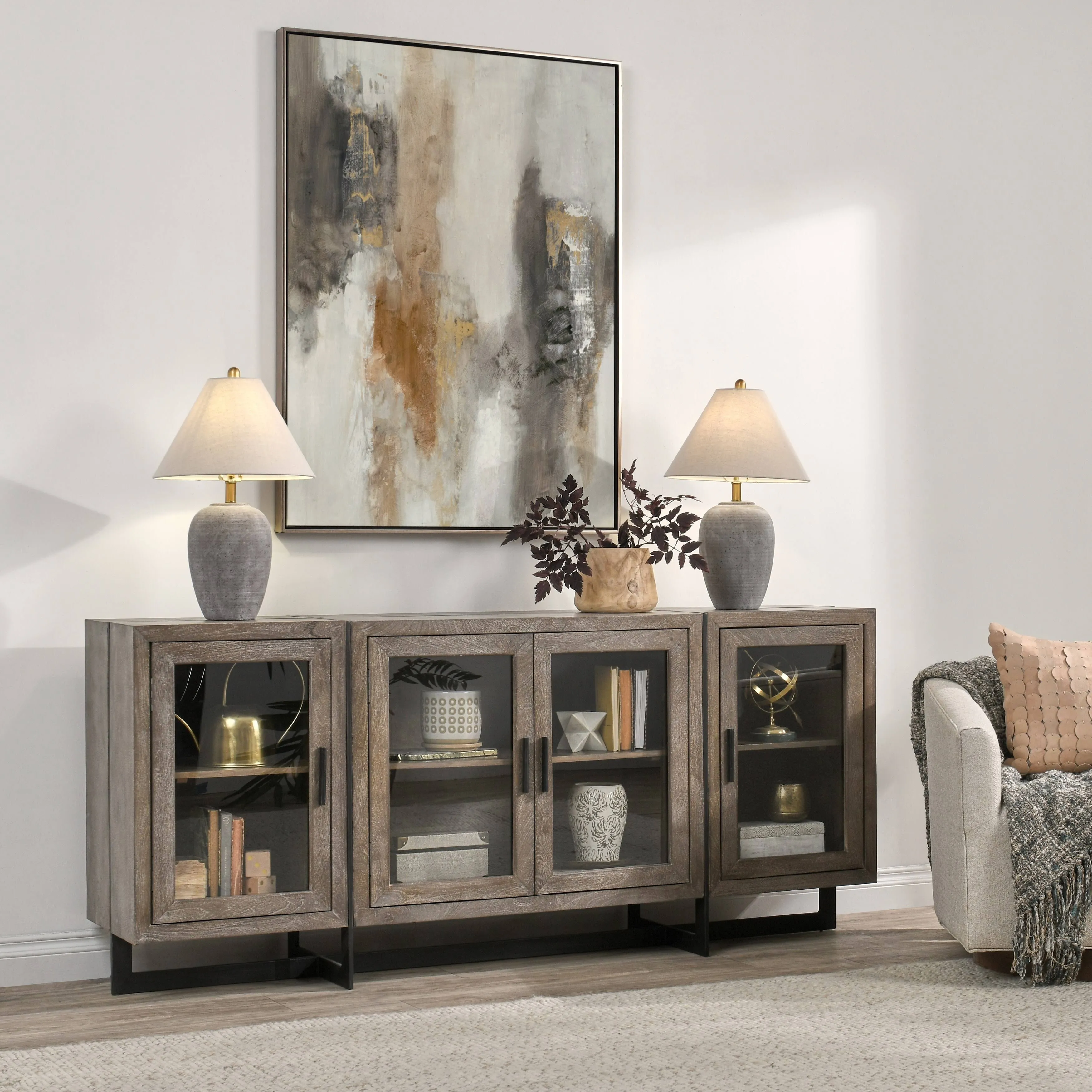 York 4Door Sideboard by Kosas Home - Industrial - Buffets And Sideboards - by Kosas | Houzz