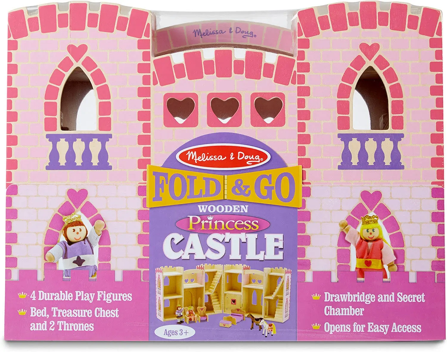 Melissa & Doug Fold and Go Princess Castle