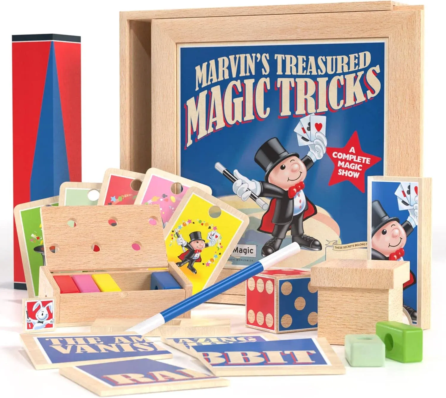 Marvin's Treasured Magic Tricks (Wooden Set)