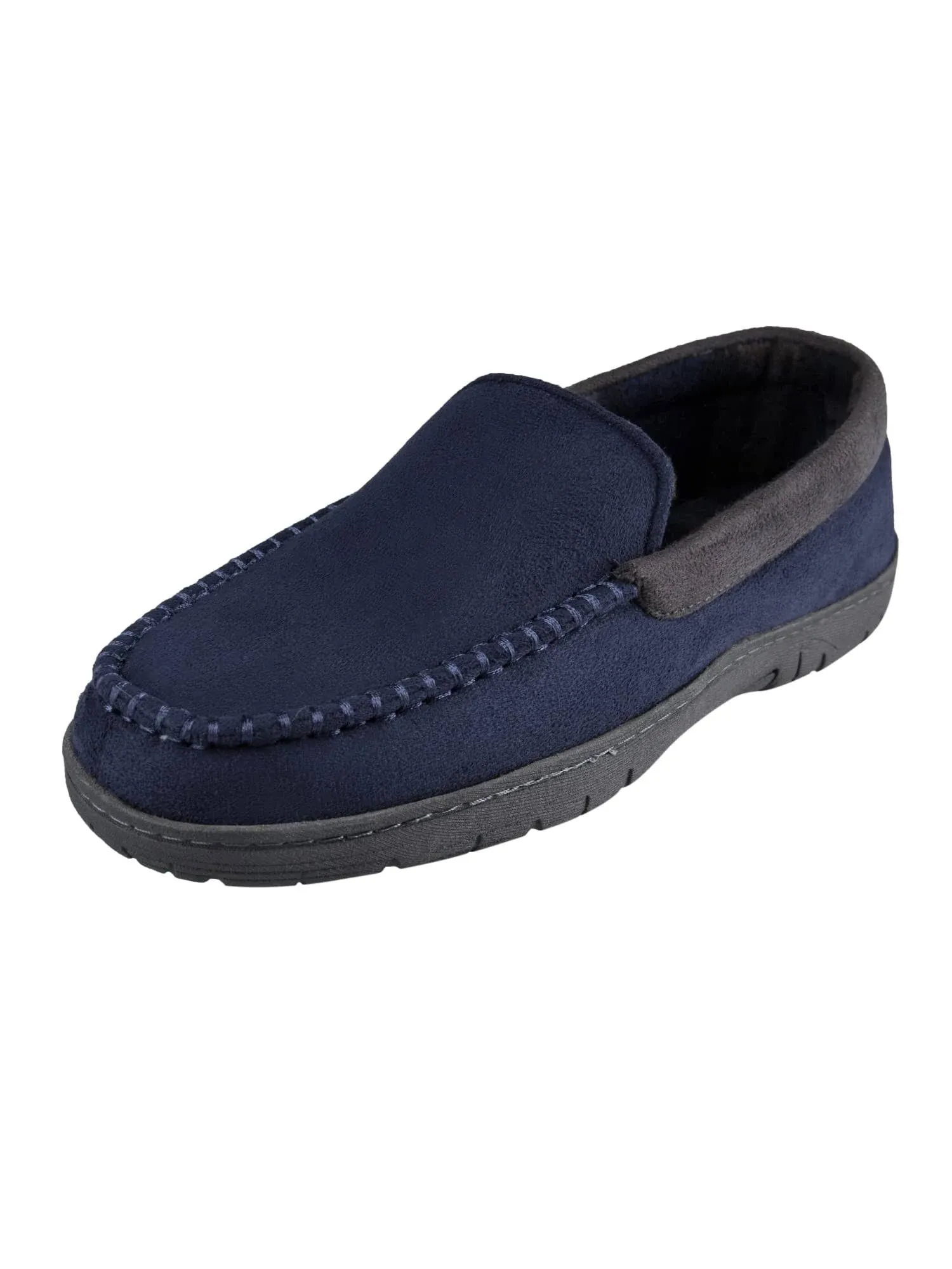 Hanes Men's Textured Moccasin Slipper