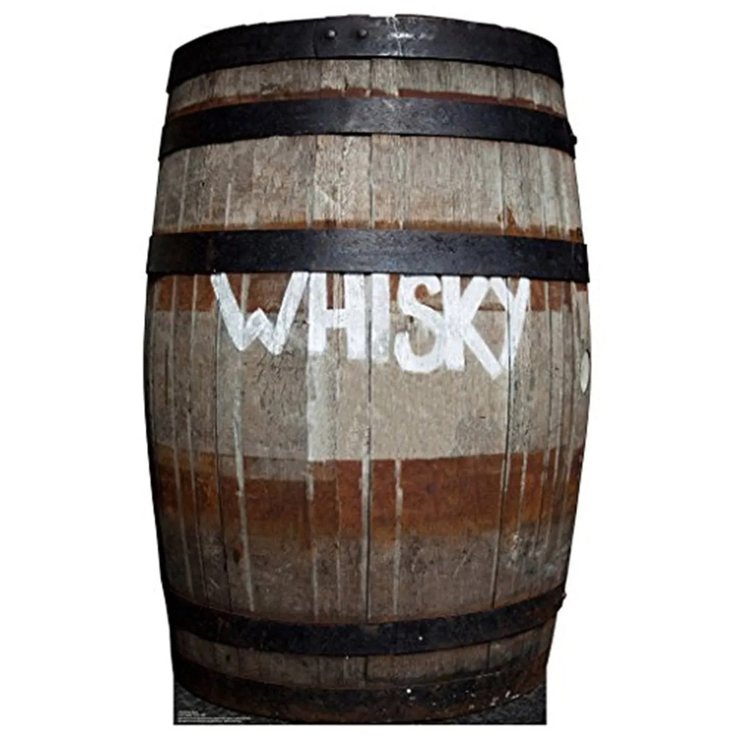 WHISKEY BARREL Life-Size Cardboard Cutout Standup Standee Poster