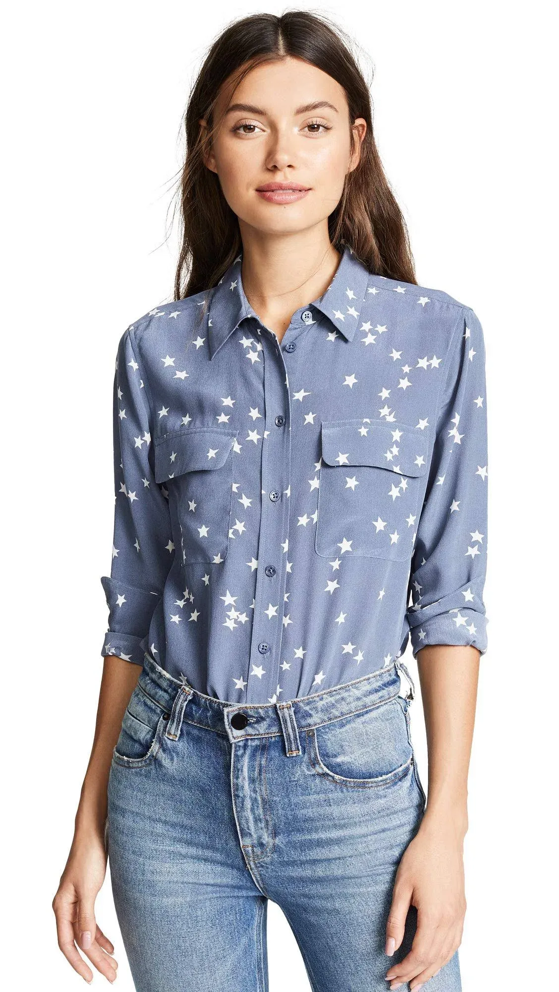 Slim Signature Star-Print Shirt