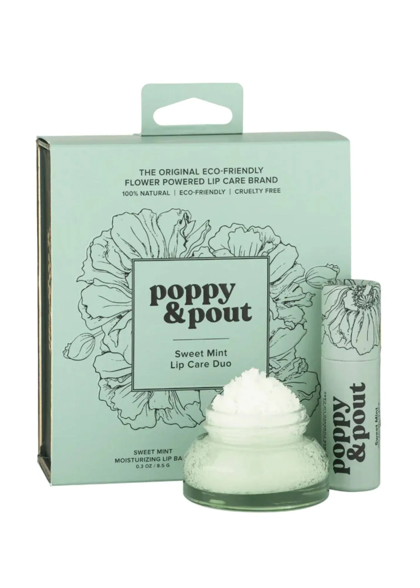 Poppy & Pout Lip Care Duo - Sweet Mint