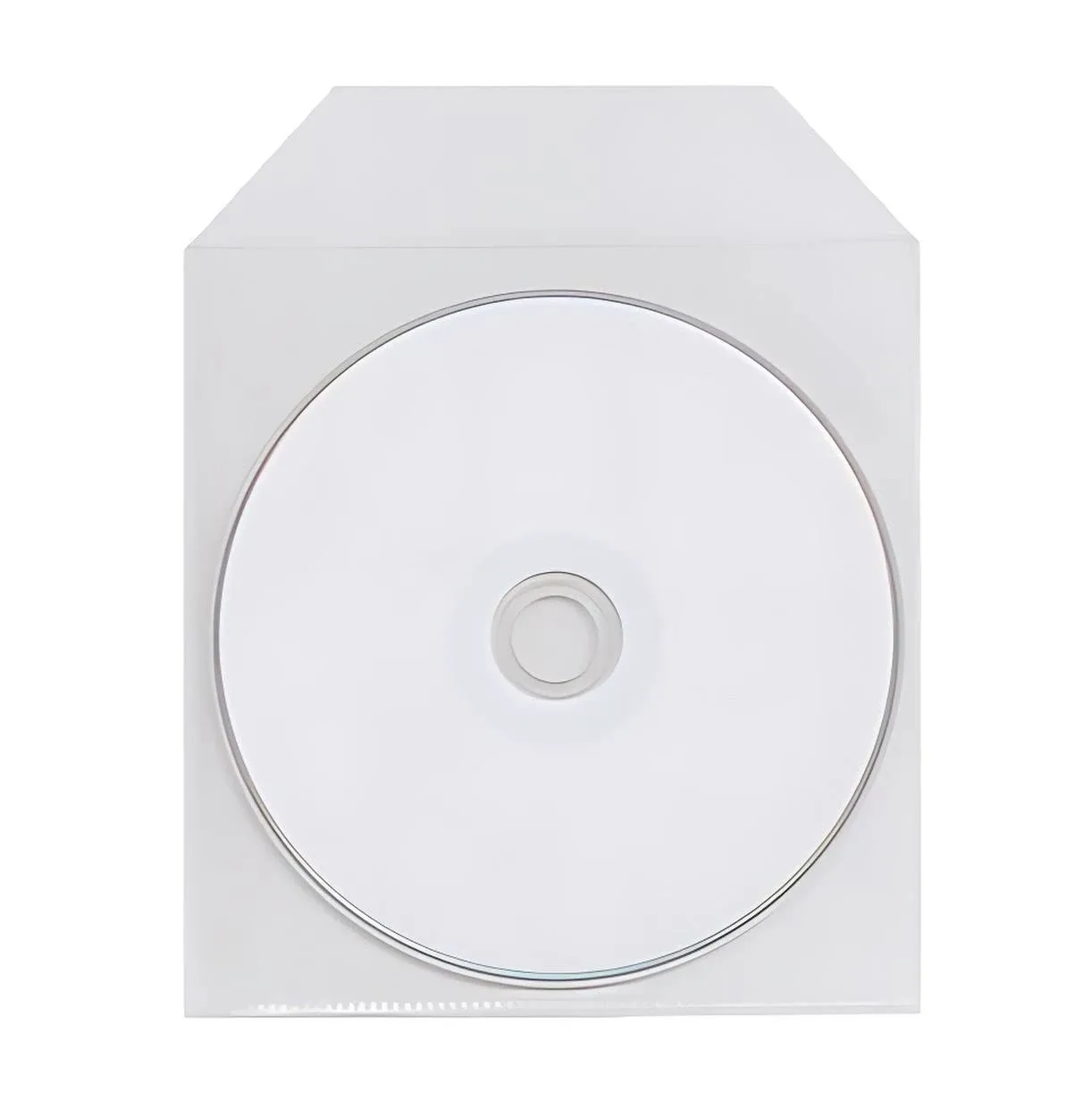 Unknown 1,000 Cpp Clear Plastic Sleeve with Flap