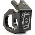 Blackjack Firefighter Helmet Aluminum Flashlight Holder (Full House)