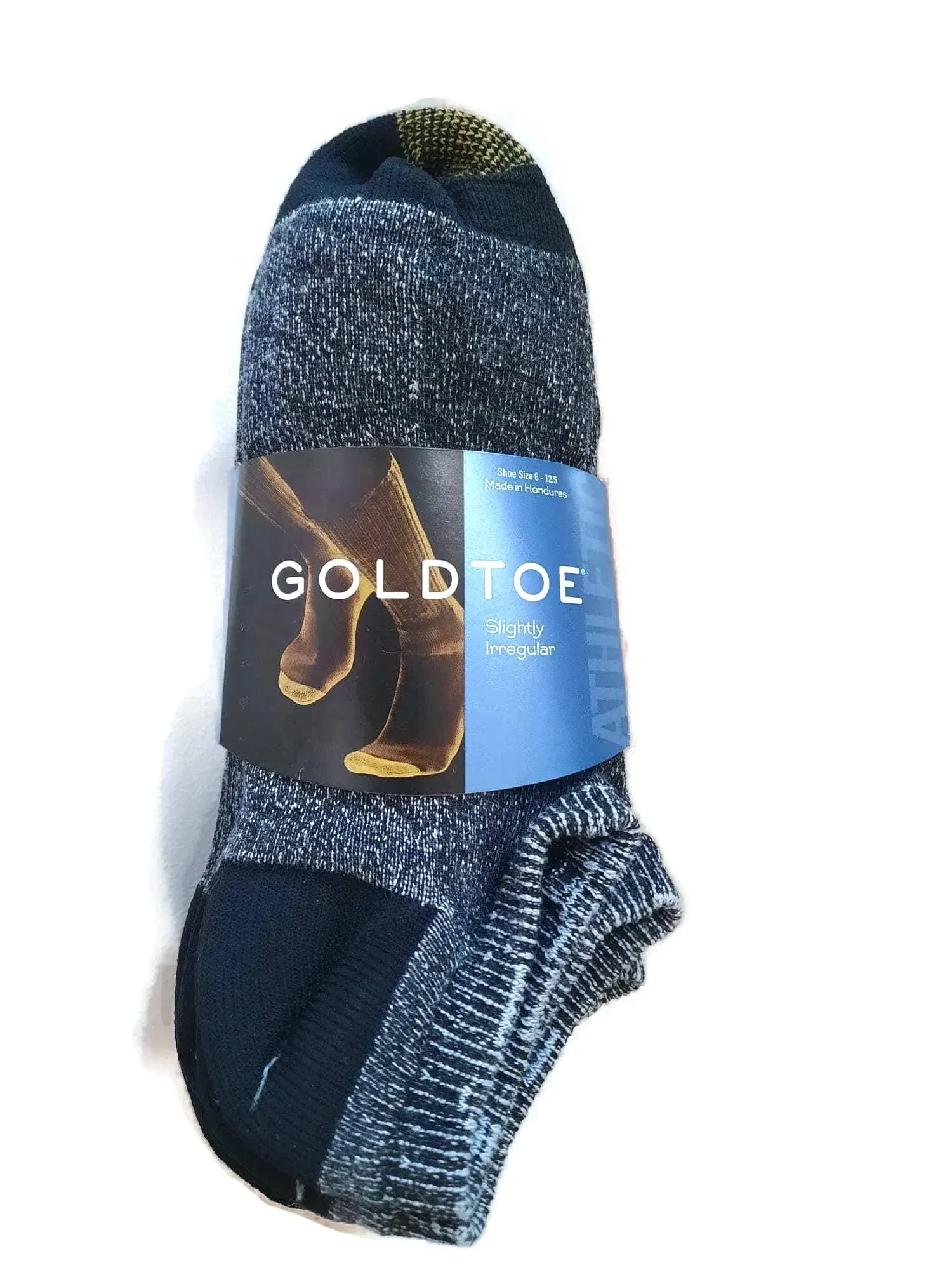 Gold Toe 6 Pack Men&#039;s No Show Socks Breathable Soft Cotton Blend Irregular