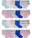 Fruit of The Loom Girls' Cotton Brief Underwear, 20 Pack, Girl's, Size: 10