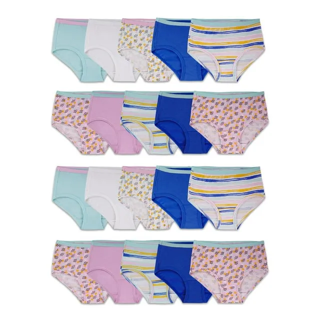 Fruit of the Loom Girls' Cotton Brief Underwear