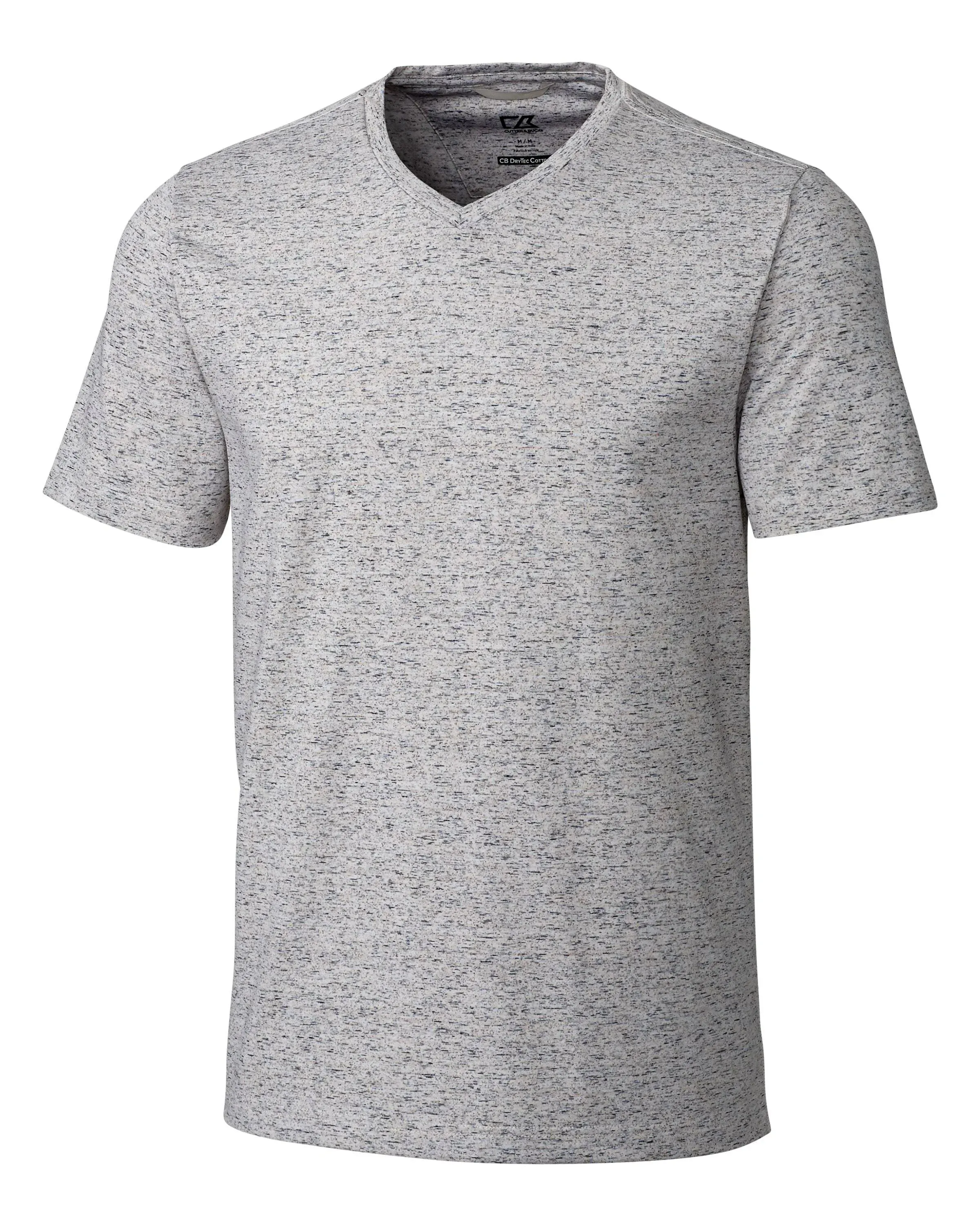 Cutter & Buck Men's Advantage Space Dye Tee MCK Grey XL