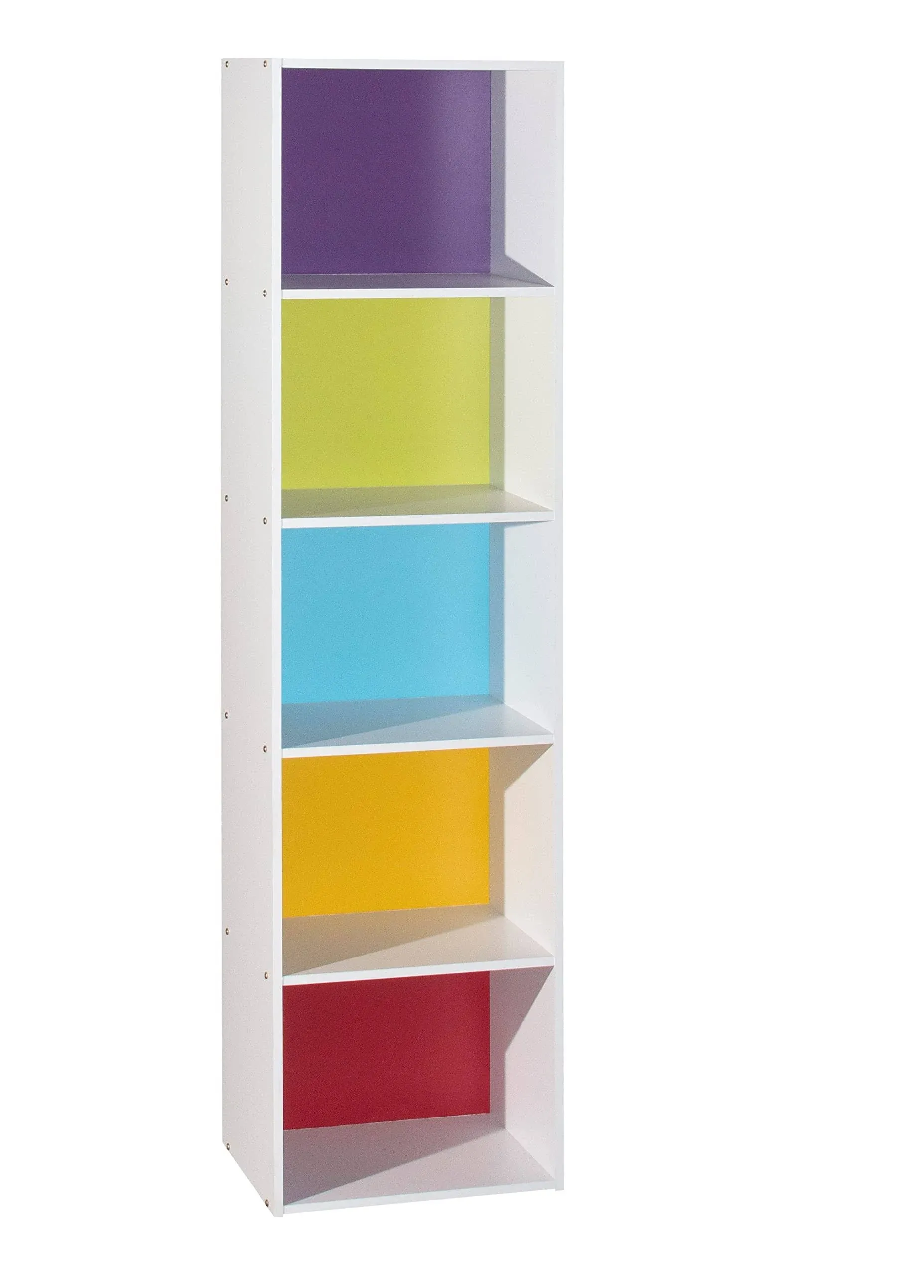 59.06" 5 Shelf Bookcase Rainbow - Hodedah Import